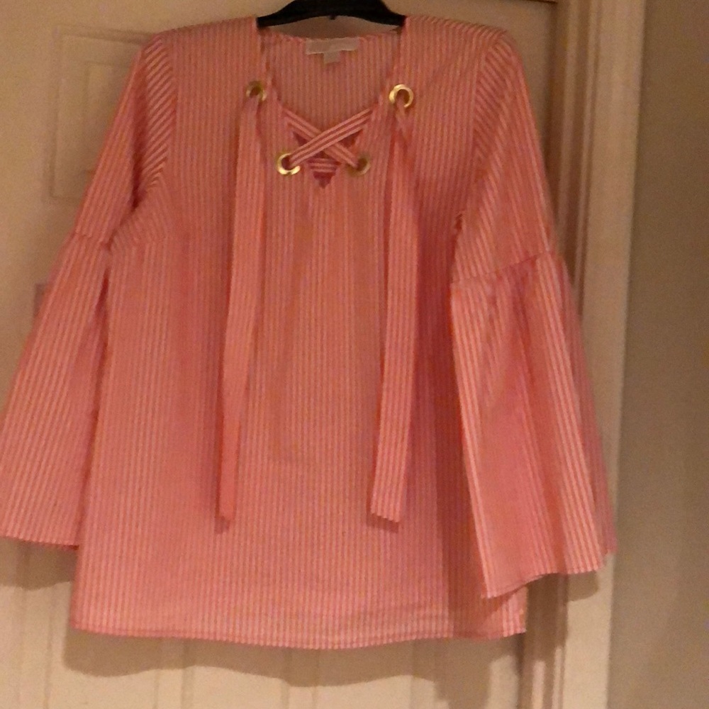 Michael Kors fluted sleeve blouse